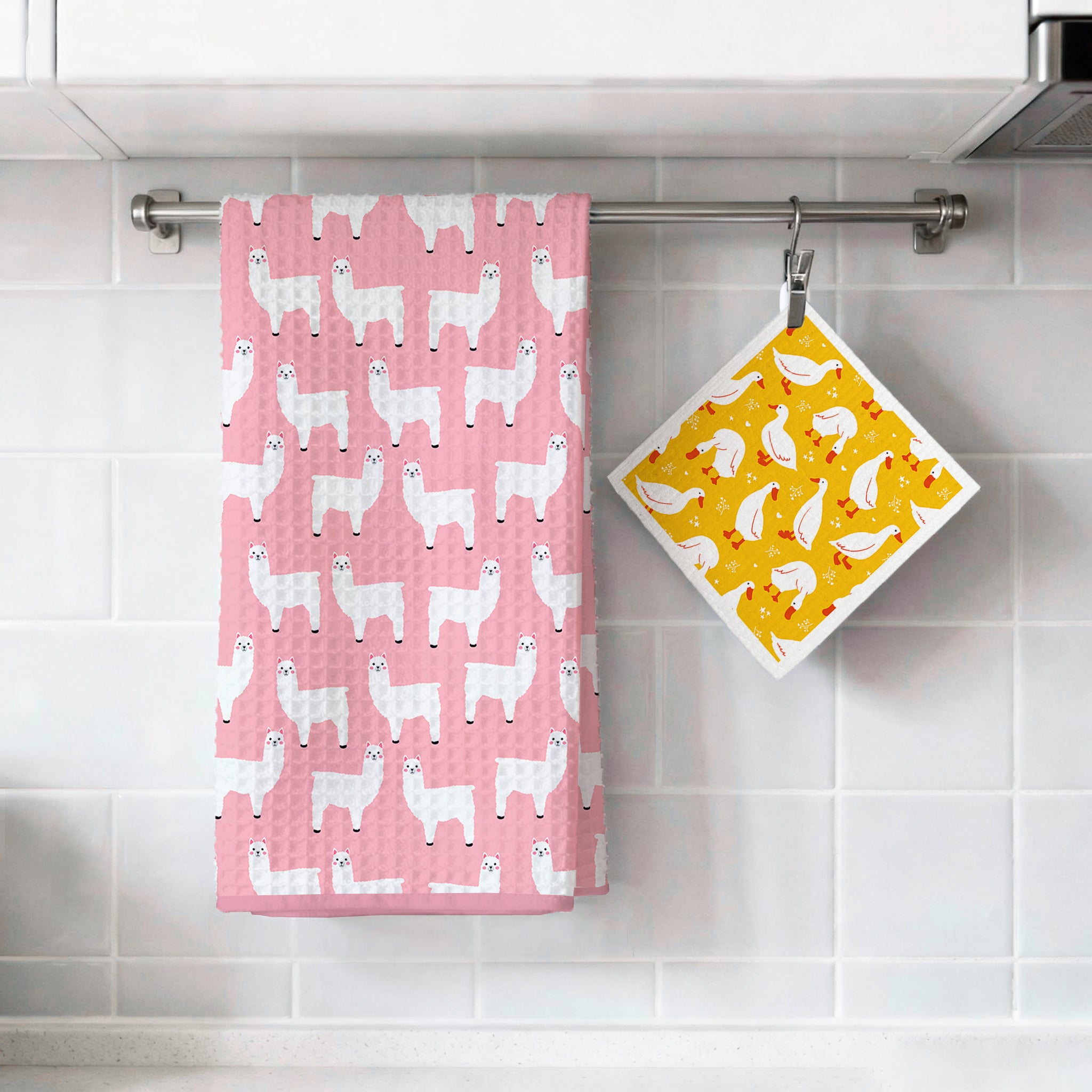 Low MOQ Custom Kitchen Towel & Dishcloth Set