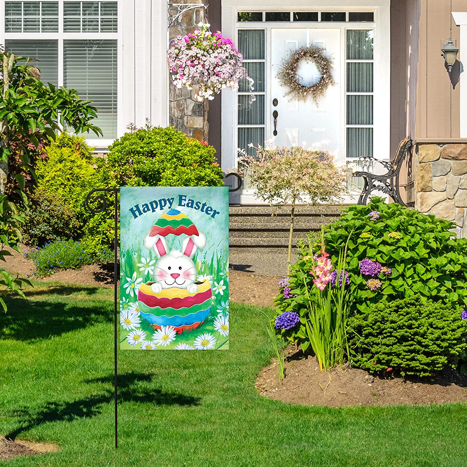 Custom Single-sided Small Size Garden Flag