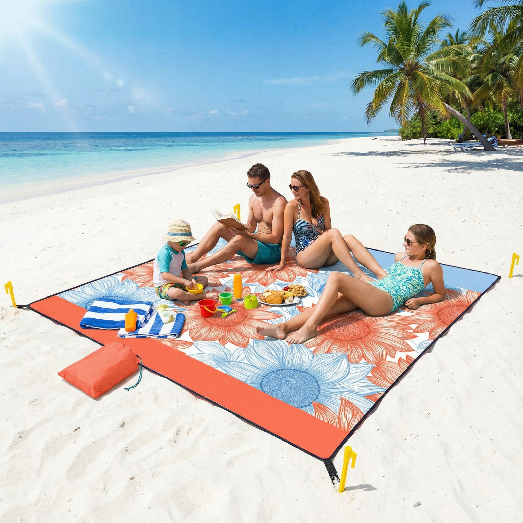 Beach Mat -Sand-proof Beach Mat