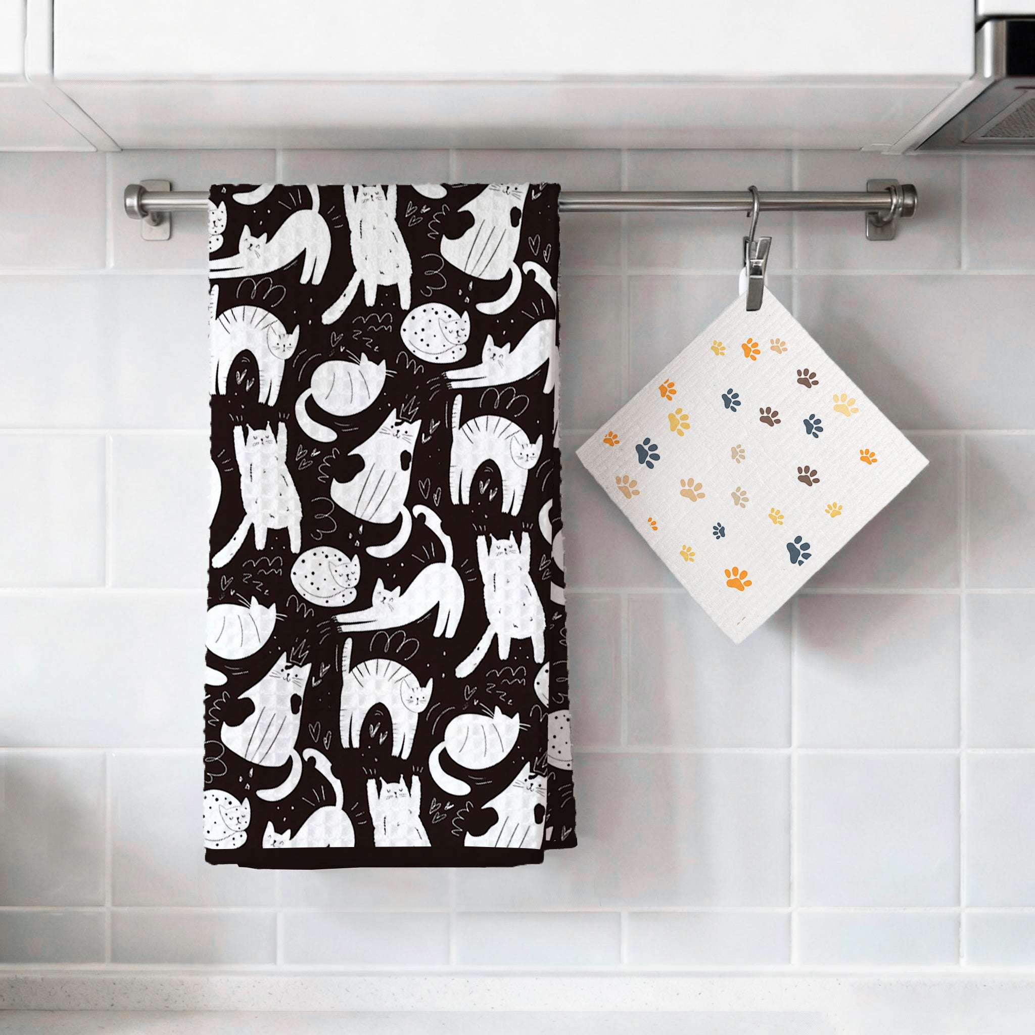 Start Your Brand with Custom Kitchen Towel & Dishcloth Set