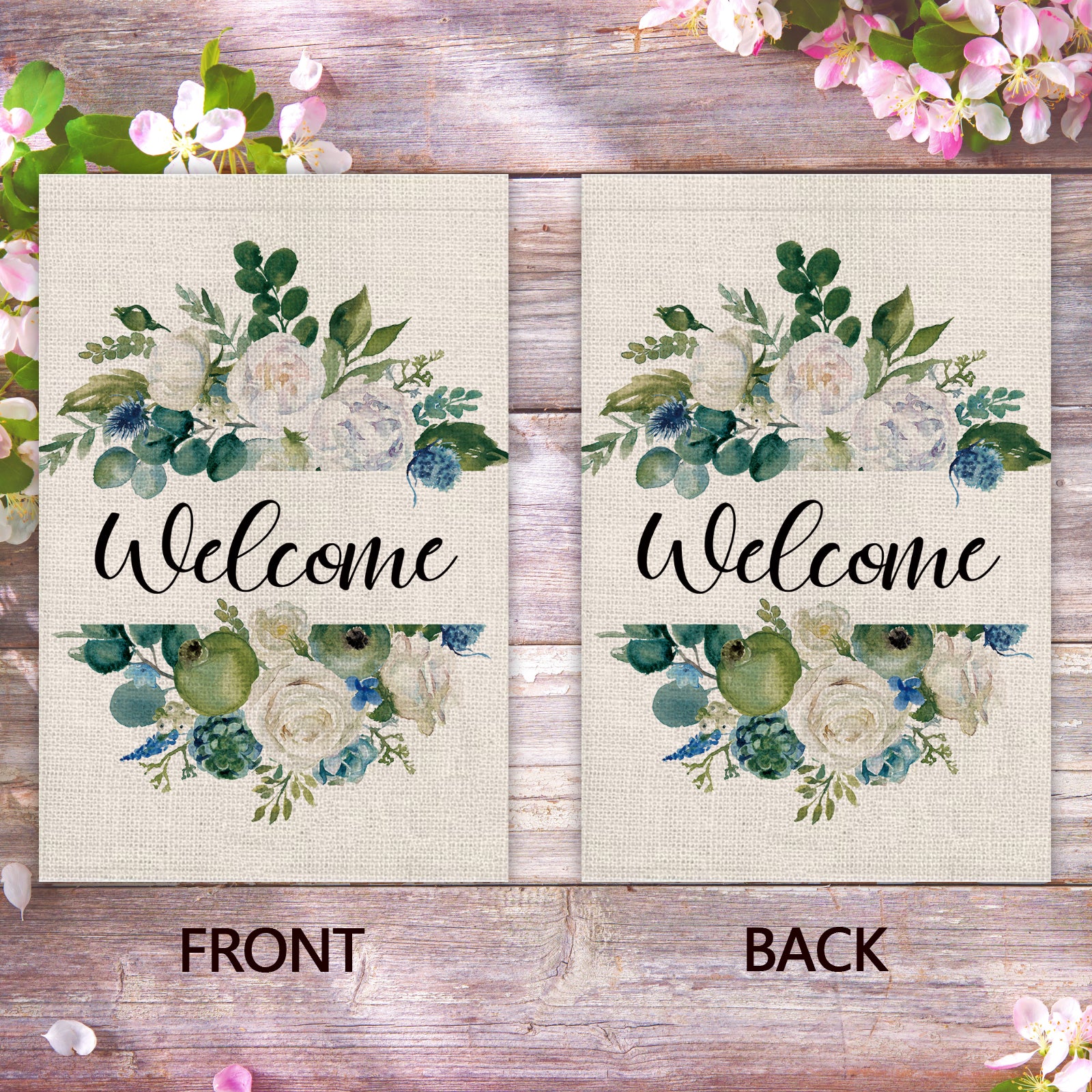Spun Polyester Small-sized Garden Flag