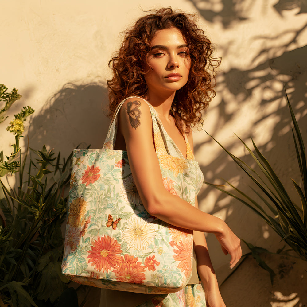 Custom Canvas Tote Bag - All-over Print