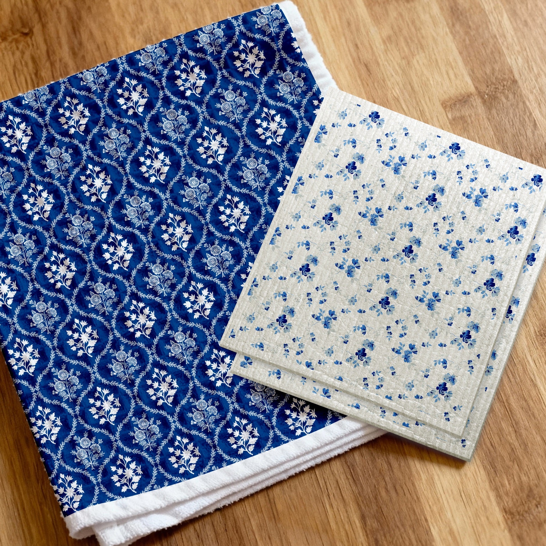 Small Batch Custom Kitchen Towel & Dishcloth Set