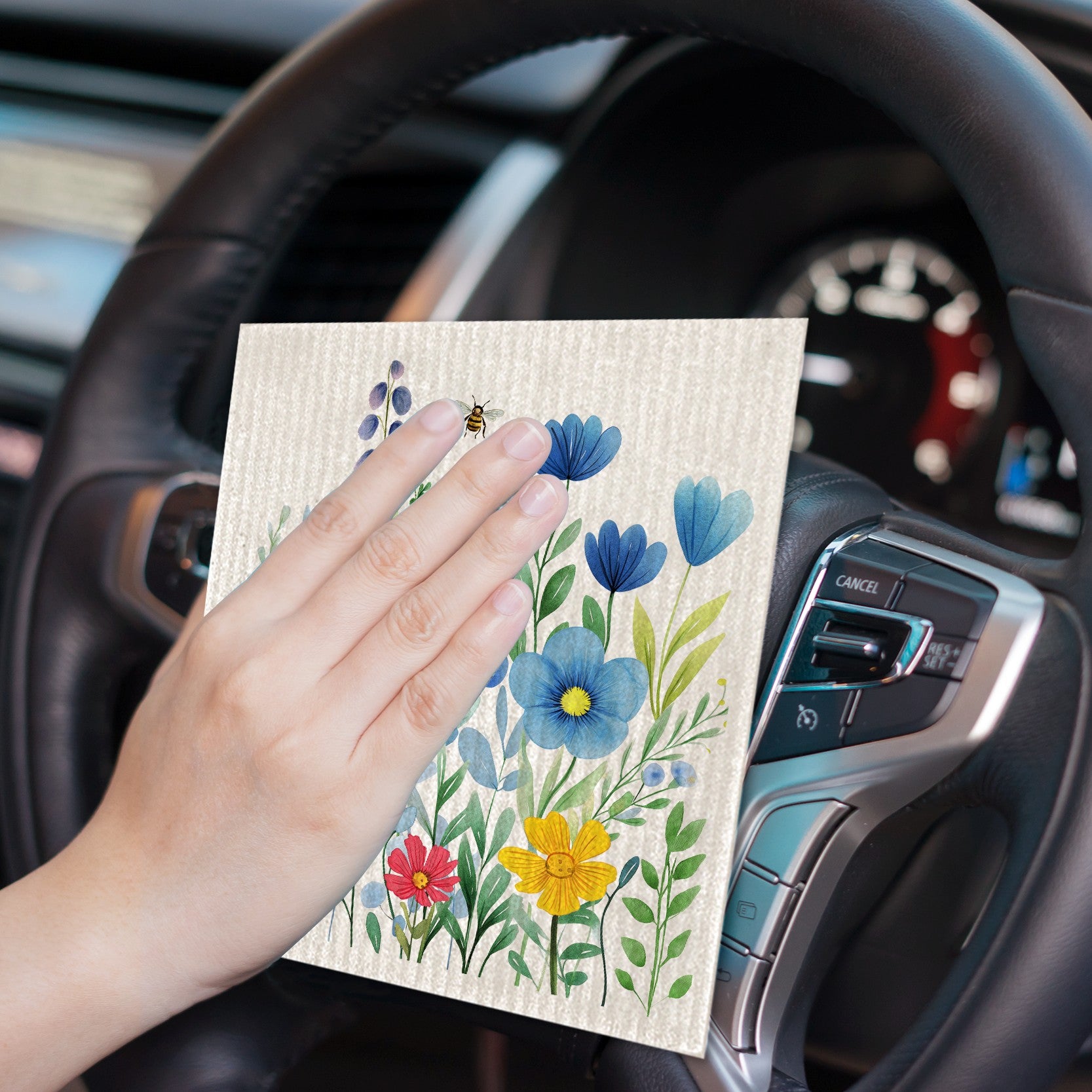 Eco-Friendly Cellulose Sponge Cloth Bulk Printing