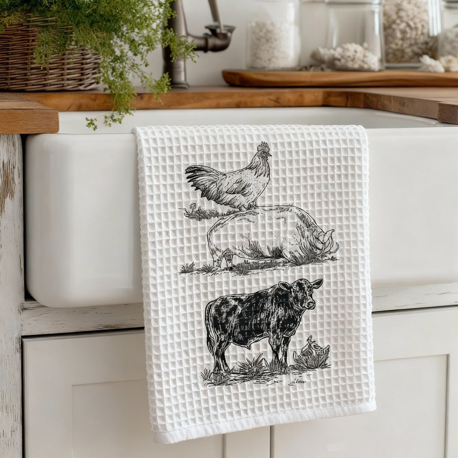 Waffle Kitchen Towel