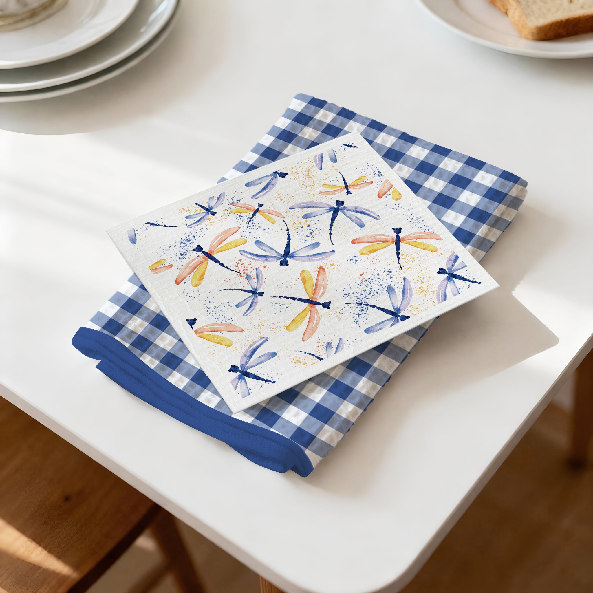 Custom Logo Kitchen Towel & Dishcloth Set