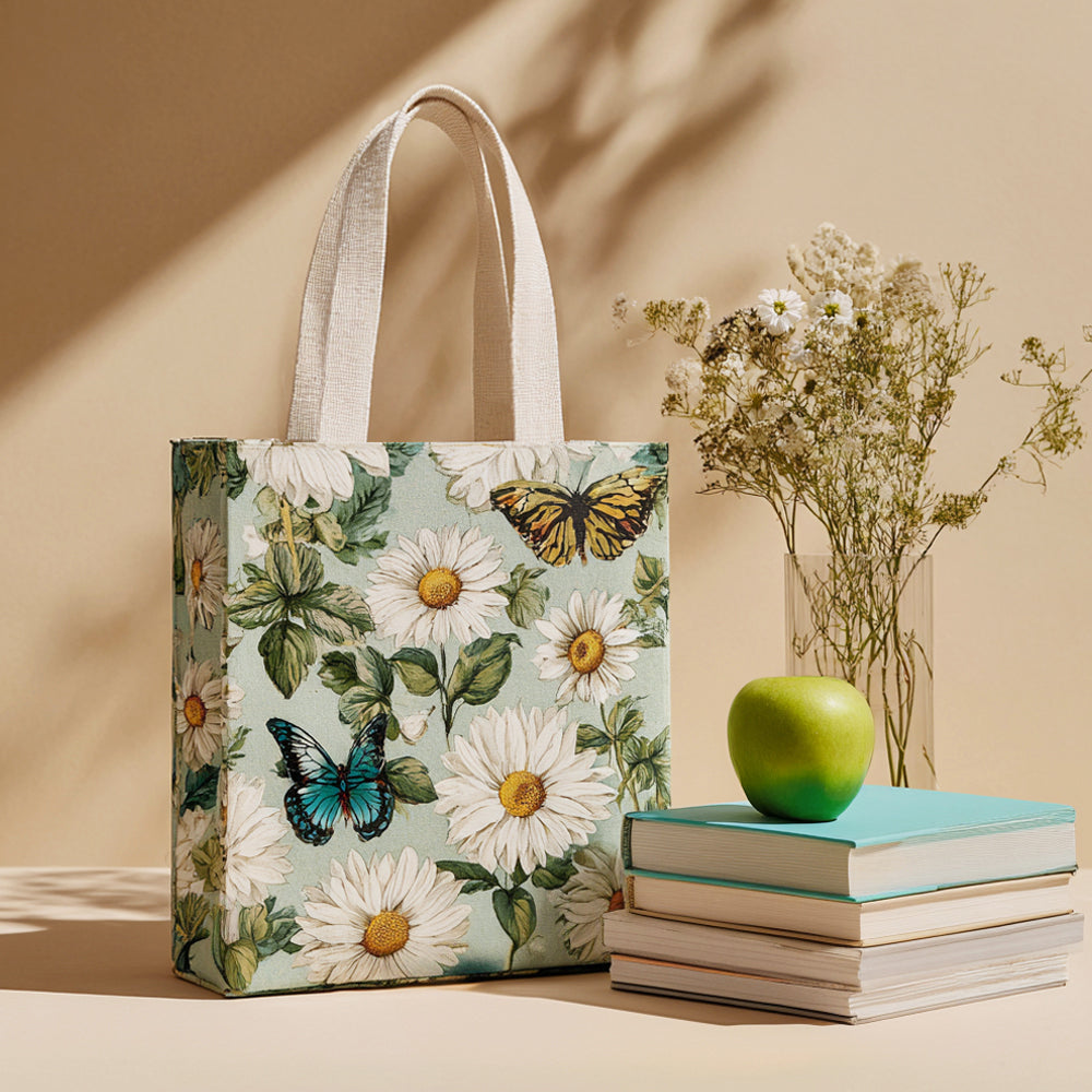 Custom Canvas Tote Bag - All-over Print